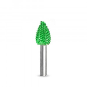 Biax sculptura lemn SABURR - Cap forma flacara 1/2" X 3/4" - Img 1