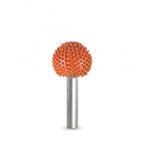 Biax sculptura lemn SABURR - Cap sferic 7/8" X 7/8" - Img 2