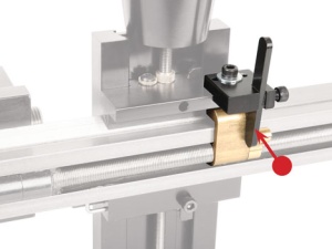 Blocator surub ghidaj CNC strung Sherline - Img 2