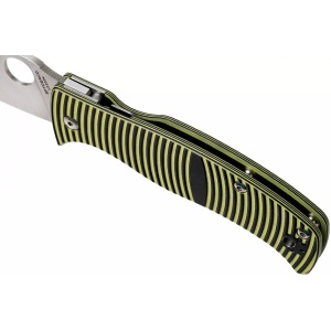 Briceag Caribbean™ G-10 Negru/Galben Leaf, Spyderco - Img 9