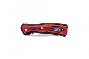 Briceag de buzunar Buck Vantage Avid Mic 0341RWS-B, otel 420HC, maner lemn Dymondwood - Img 5