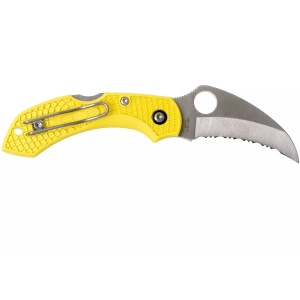 Briceag Dragonfly™ 2 Salt™ FRN Yellow Hawkbill, Spyderco - Img 9