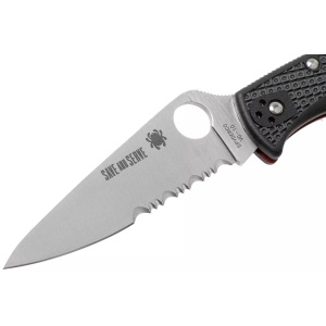 Briceag Endura® 4 Lightweight Thin Blue/Red Line, Spyderco - Img 10