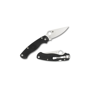 Briceag Para Military™ 2 mana stanga G-10 negru, Spyderco - Img 8
