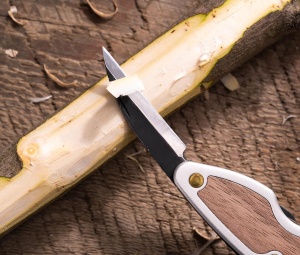 Briceag Whittlin' Jack cu 2 lame, pentru sculptura in lemn, Flexcut - Img 5