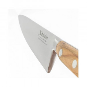 C-OL-1110-15 Cutit de gatit, lungime 15cm, otel carbon, maner din lemn de maslin, Sabatier Au Carbone Olive - Img 2