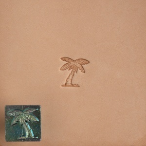 Cap de stanta de embosare 2D Craftool Mini, model palmier (Palm Tree) - Tandy Leather 8865-00