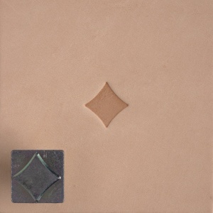 Cap de stanta de embosare 2D Craftool Mini, model romb (Diamond) - Tandy Leather 8848-00