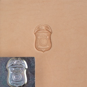 Cap de stanta de embosare 3D Craftool, model politie (Police) - Tandy Leather 8595-00