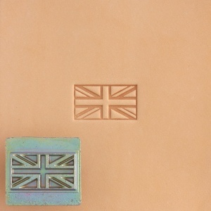 Cap de stanta de embosare 3D Craftool, model steag britanic (British Flag) - Tandy Leather 8578-00