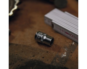 Capăt cheie tubulară WGB 3/8" 13 mm, crom-vanadiu - Img 3