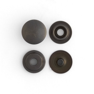 Capse Line 20 si Line 24, negru mat, gunmetal mat sau inox, set 100 buc - Tandy Leather - imagine 3