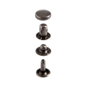 Capse Segma (Line 16), finisaje alama, alama antica, nichel antic si gunmetal - Tandy Leather - imagine 7