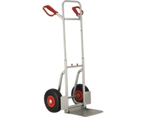 Carucior transport cu platforma compact Cargo Point max. 200kg, H 1050mm, din otel zincat - Img 1