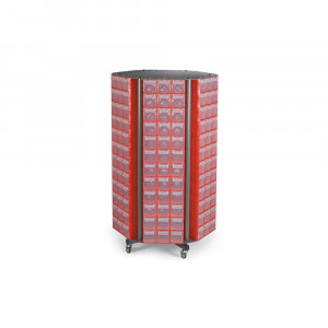 CKM. 50 Stand mobil 216 cutii organizare / depozitare piese