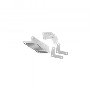 Colțare metalice perforate 70x70x28 mm, pachet 20 bucăți