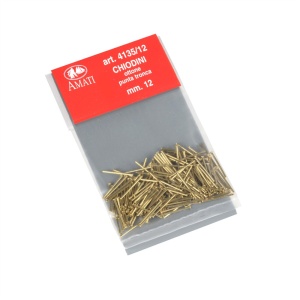 Cuie din alama cu varf taiat, pentru navomodele, 12mm, Amati - Img 2