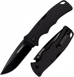 Cutit Cold Steel Verdict Spear Point AUS10A G-10 Black