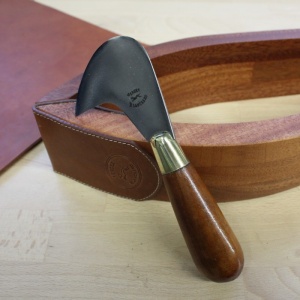 Cutit de selar curbat (Saddler's head knife) - Vergez Blanchard 3.656 - imagine 2