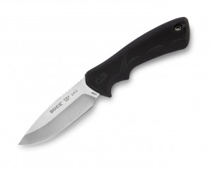 Cutit de vanatoare Buck 685 BuckLite MAX II Large 0685BKS-B, lama 10.2 cm, otel 420HC, maner cauciuc, teaca inclusa