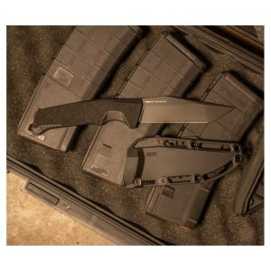 Cutit lama fixa SOG Trident FX - Blackout - Img 11