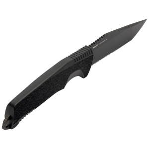 Cutit lama fixa SOG Trident FX - Serrated - Blackout - Img 1