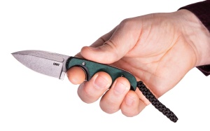 Cutit Minimalist Spear Point Green Black, CRKT - Img 10