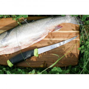 Cutit Morakniv Companion Fishing Fillet 155 pentru filetat, curatat si pregatit peste, teaca inclusa - Img 6
