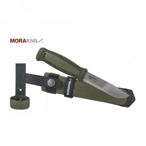 Cutit outdoor Morakniv Kansbol S Green, otel inoxidabil 12C27, compatibil amnar, teaca inclusa - Img 3