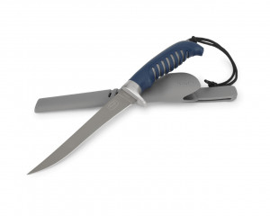 Cutit pliabil Buck 223 0223BLS-B, lama otel inoxidabil, maner aluminiu albastru - Img 2