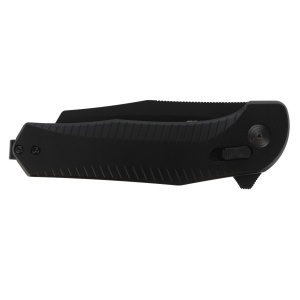 Cutit pliabil SOG Diverge XR Sheepsfoot Black Black 12-02-01-43, lama Sheepsfoot D2 Black Stonewashed, XR Lock, deschidere Flipper, maner GRN Black, EDC Outdoor - Img 8