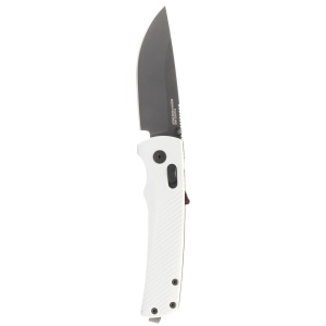 Cutit pliabil SOG Flash AT Concrete 11-18-10-41, lama Drop Point CRYO D2 Satin, deschidere asistata S.A.T., AT-XR Lock, maner GRN Concrete Gray, EDC Premium - Img 3