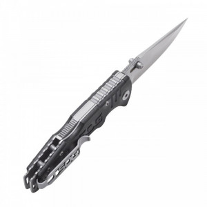 Cutit pliabil SOG Salute Mini Bead Blasted FF1001-CP, lama 8Cr13MoV, Lockback, maner G10, EDC Tactical Folder - Img 3