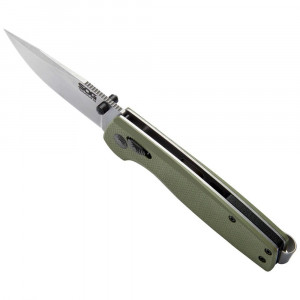 Cutit pliabil SOG Terminus XR G10 Olive Drab, lama D2, XR Lock, maner G10 verde olive, Flipper EDC - Img 5