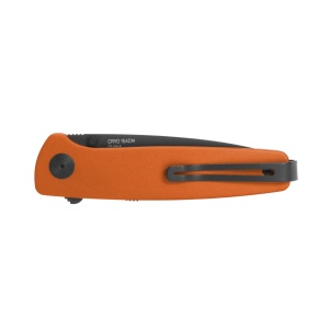 Cutit pliabil SOG Twitch III Burnt Orange 11-15-05-43, lama Drop Point D2, deschidere asistata S.A.T., maner aluminiu portocaliu, EDC Premium - Img 6