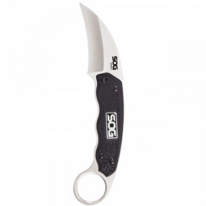 Cutit SOG Gambit, otel 7Cr17MoV, lama Hawkbill 66 mm