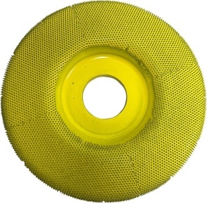 Disc sculptura lemn SABURR - Ø 100 mm fata plata