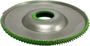 Disc sculptura lemn SABURR - Ø 100 mm fata plata - Img 9