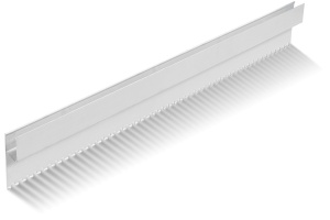 Dreptar din aluminiu profill h cu dinti, 1,2 m SOLA ALZ 2605/1,2 m