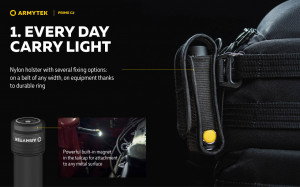F08001C Lanterna Prime C2 Magnet USB White, Armytek - Img 8
