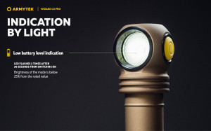 F08701CS Lanterna Wizard C2 Pro Magnet USB Sand - lumina alba, Armytek - Img 15