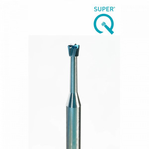 Freza conica inversa din carbura "124" SUPER Q, 6 buc, pentru bijutieri, Niqua