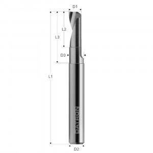 Freza cu 1 canelura, Datron 0068806E, 6.0x13.0x6.0mm - Img 2