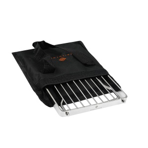 Gratar pliabil pentru foc de tabara Stabilotherm BBQ Grid Small din otel inoxidabil - Img 7