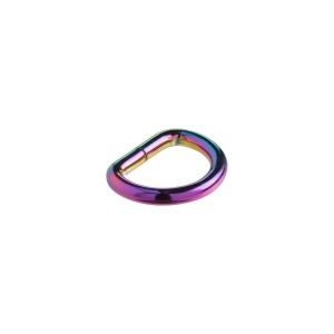 Inele D sudate curcubeu 19 mm, set 6 buc - Tandy Leather 1131-68