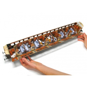 Kit realizare tren Orient Expres, Amati Italia - Img 12