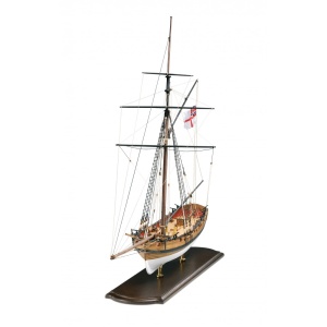 LADY NELSON - Salupa - Secolul XVIII, Navomodel Victory Models, Scara 1:64 - Lungime 53cm - Img 1