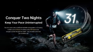 Lanterna Frontala Nitecore UT6, 1600 Lumeni, USB-C, Acumulator 4000 mAh, IP68 - Img 7