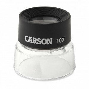 Lupa de focalizare LumiLoupe, putere 10x cu suport - Carson - Img 1
