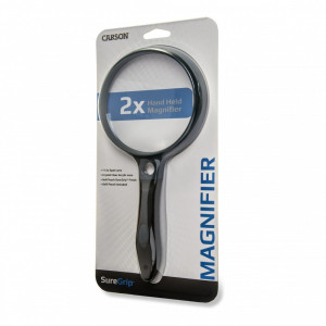 Lupa de mana SureGrip putere 2x/11.5x acrilica, diametru 110mm, Carson - Img 4